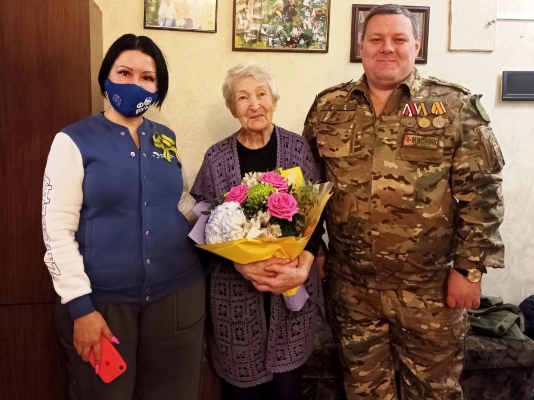 Волонтёры Победы навестили Марину Владимировну Шиманскую